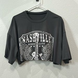 Nashville Crop T-shirt.